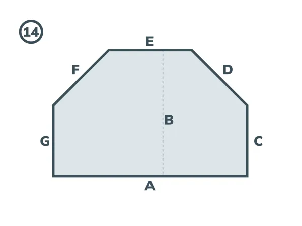 Siete proti hmyzu na OKNO - pevné - atyp - tvar 14