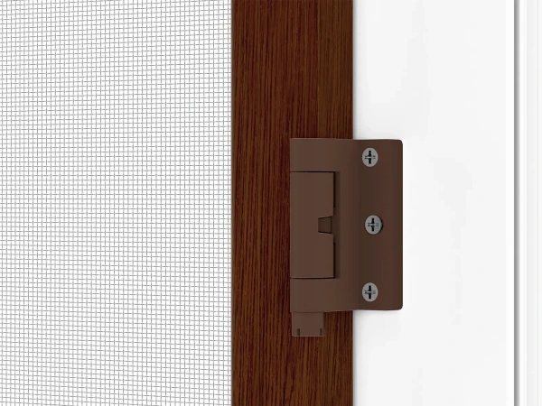 Siete proti hmyzu na DVERE - pántové - ORECH - drevoimitácia - s priečkou 10