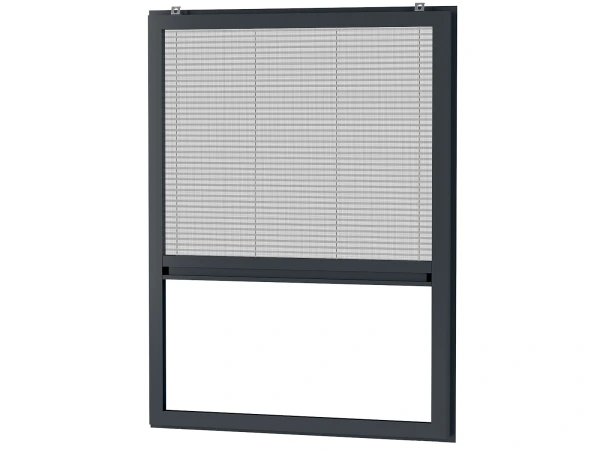 Siete proti hmyzu na OKNO - PLISÉ KLIK - ANTRACIT - RAL 7016