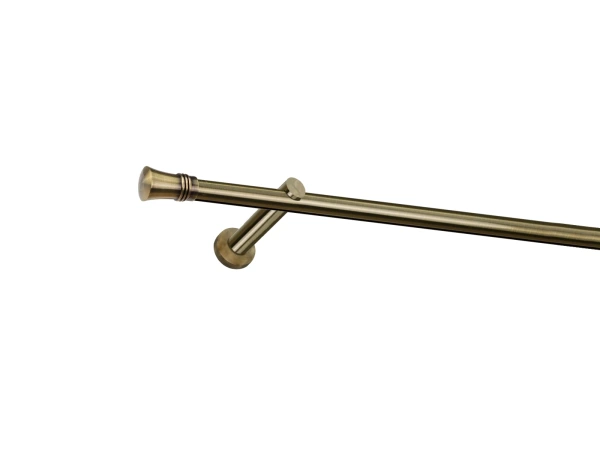 Garniža 19mm - drážková tyč - 1rad - CAPRI - antik 1