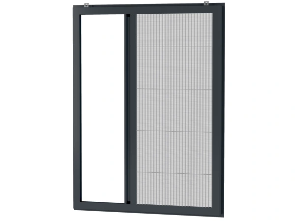 Siete proti hmyzu na OKNO - PLISÉ KLIK - ANTRACIT - RAL 7016 1