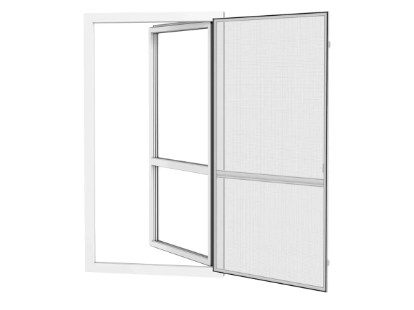 Plase anti-insecte pentru UȘI - cu balamale SLIM - GRI RAL9006 2