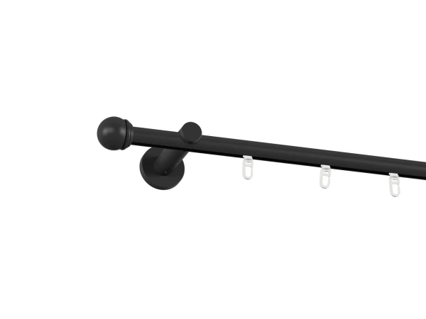 Garniža 19mm drážková tyč - 1rad - TODI MAX - čierna