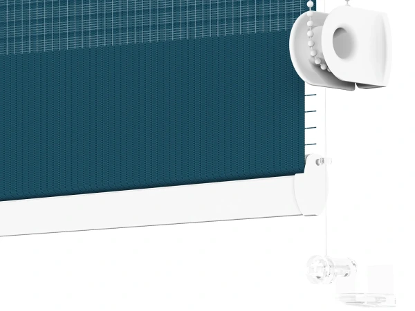 Jaluzele cu role MINI - zi și noapte - țesătură Zakynthos 21 - albastru noapte 4