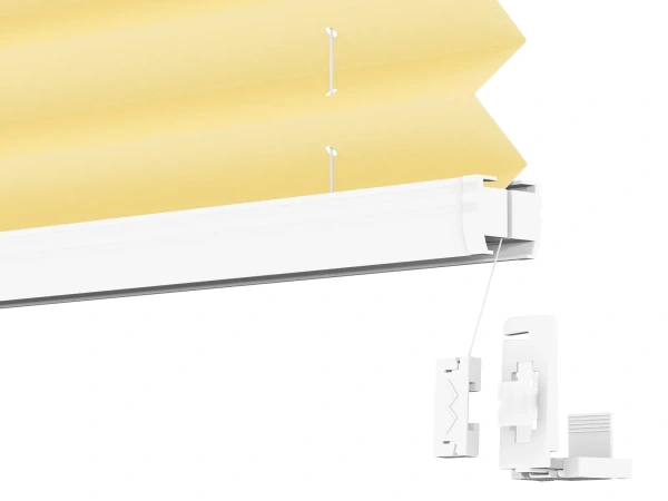 Plisé rolety LUX - látka Lemon fizz 11067 - PEARL 5