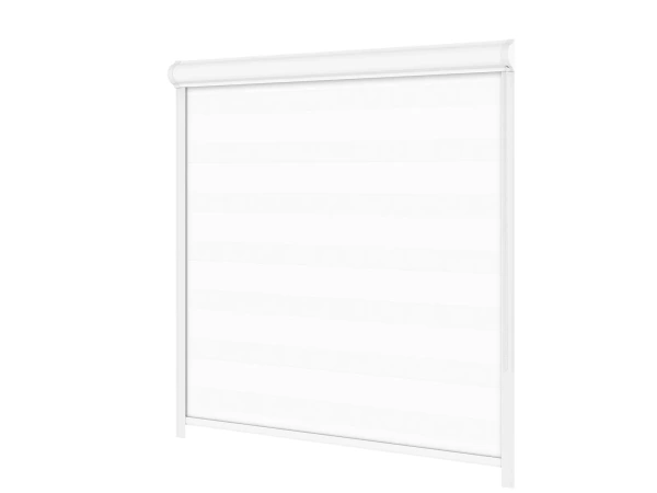 Roleta SWING LITE - deň a noc - látka Miami 1301 - biela 2