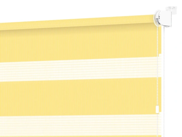 Jaluzele cu role MINI - zi și noapte - material Bahama 1801 - vanilie