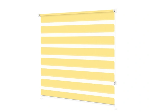 Jaluzele cu role MINI - zi și noapte - material Bahama 1801 - vanilie 1