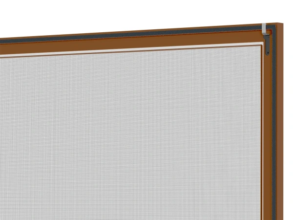 Plase anti-insecte pentru FERESTRE DIN ALUMINIU - fixe - SPRING - MARO - RAL 8003 3