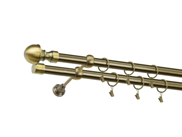 Garniža 25x25mm - 2rady - BOSTON - antik