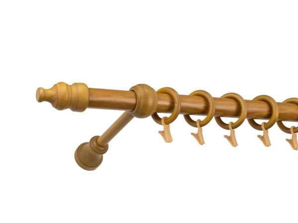 Garniža drevená 28mm jednoradová - DUB ZLATÝ