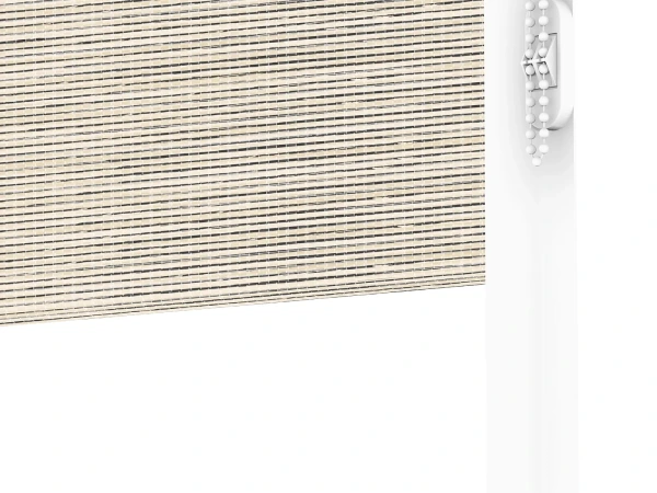 Roleta SWING PREMIUM - deň a noc - látka Maurícius 69 - béžová (čierny dekor) 4