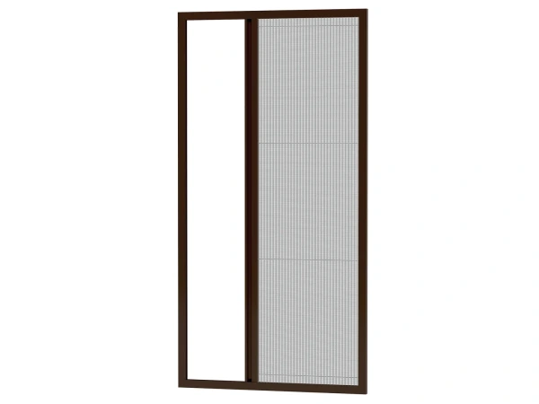 Plasă anti-insecte pentru UȘI - PLISSE LITE- MARO ÎNCHIS RAL8019