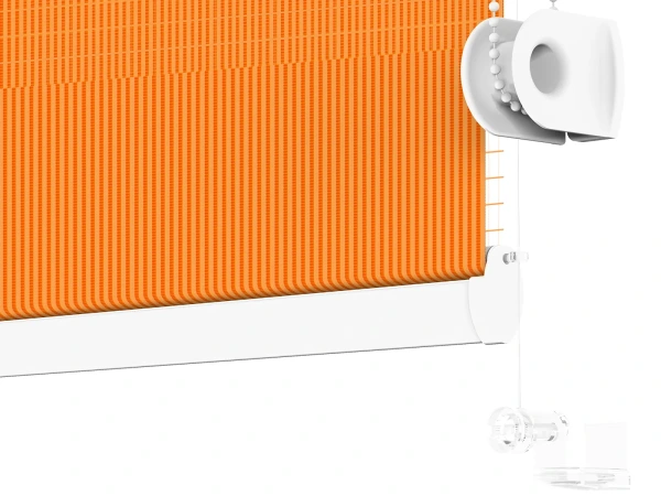 Jaluzele cu role MINI - zi și noapte - material Bahama 1802 - portocaliu 4