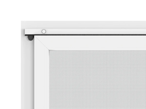 Siete proti hmyzu na DVERE - posuvné - BIELA - RAL 9016 - bez priečky 6