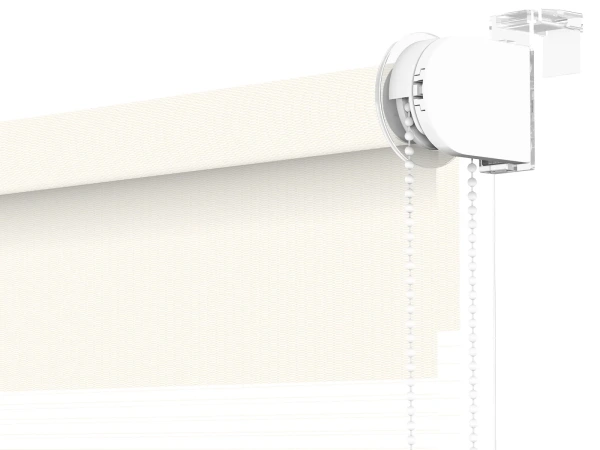 Jaluzele MINI - zi și noapte - țesătură Zakynthos 03 - fildeș 3