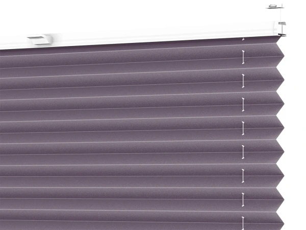 Plisé rolety LUX - látka Violet 11078 - PEARL