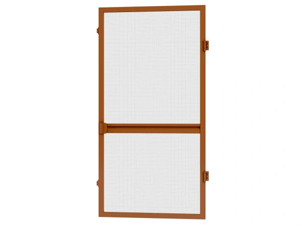Plase anti-insecte pentru UȘI - cu balamale SLIM - MARO RAL8003