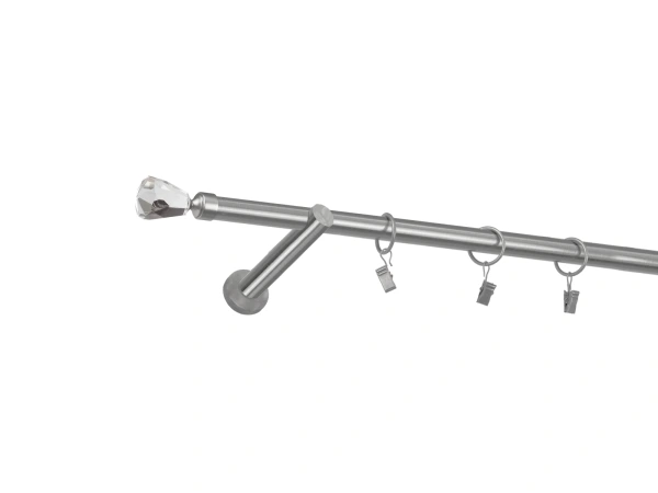 Garniža 19mm - 1rad - CRYSTAL CONE - satin