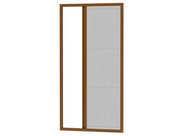 Plasă anti-insecte pentru UȘI - PLISSE LITE- MARO DESCHIS RAL8003