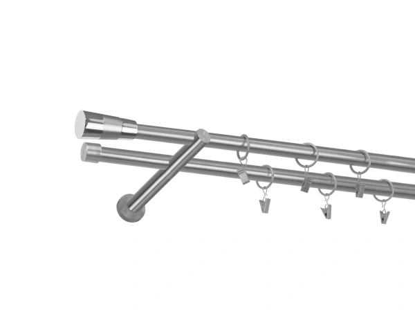 Garniža 19x19mm - 2rady - VOLEO - satin