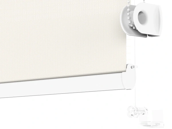 Jaluzele MINI - zi și noapte - țesătură Zakynthos 03 - fildeș 4