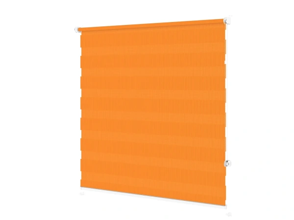 Jaluzele cu role MINI - zi și noapte - material Bahama 1802 - portocaliu 2