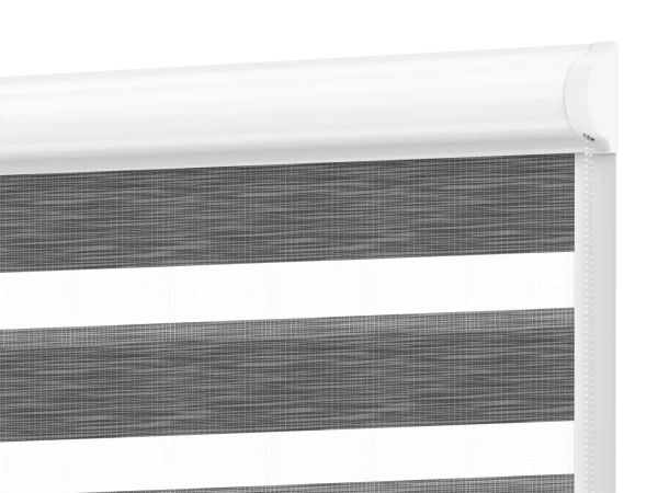 Roleta SWING PREMIUM - deň a noc - látka Maurícius 70 - antracit