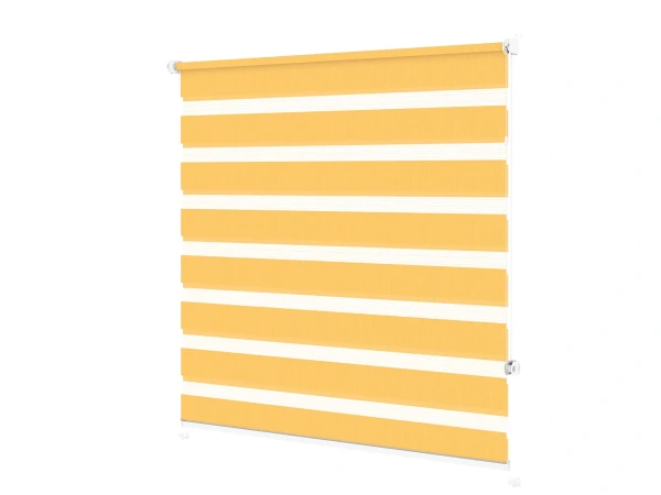 Jaluzele cu role MINI - zi și noapte - material Bahama 1803 - portocaliu deschis 1