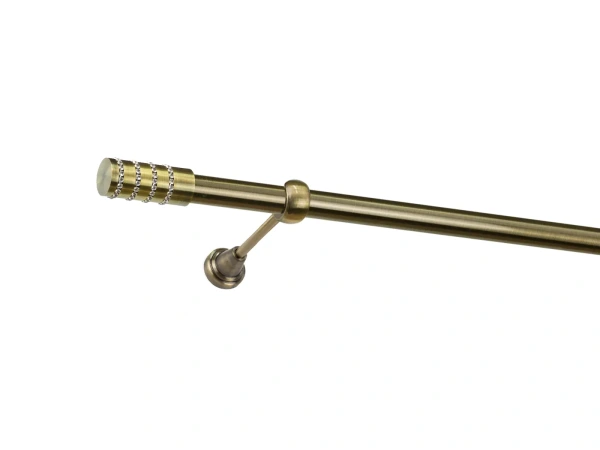 Garniža 25mm - 1rad - CYLINDER CRYSTAL - antik 1