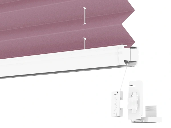 Plisé rolety LUX - látka Fuchsia 11243 - BLACKOUT (zatemňujúca) 5