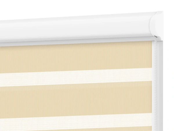 Roleta SWING LITE - deň a noc - látka Miami 1303 - biela káva