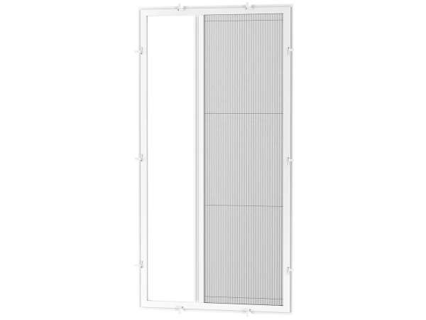Plase anti-insecte pentru UȘI - PLISSE EASY- ALB RAL9016