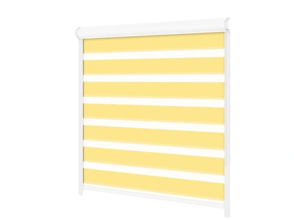 Jaluzele cu role SWING PREMIUM - zi și noapte - material Bahama 1801 - vanilie 1