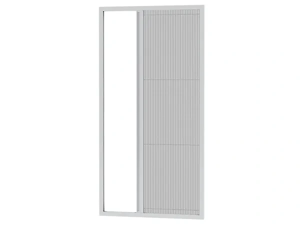 Plasă anti-insecte pentru UȘI - PLISSE LITE- GRI RAL9006