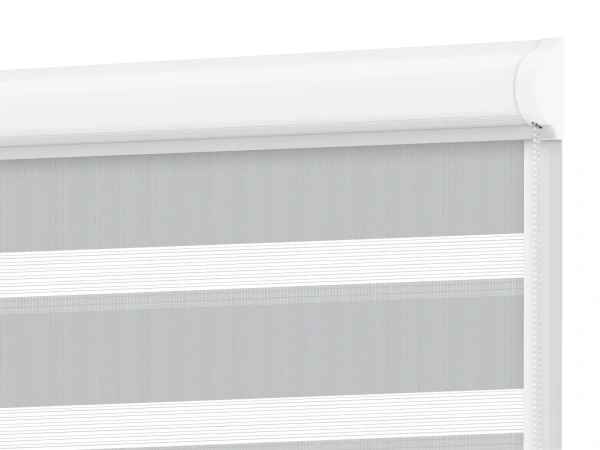 Jaluzele cu role SWING LITE - zi și noapte - țesătură Zakynthos 12 - gri