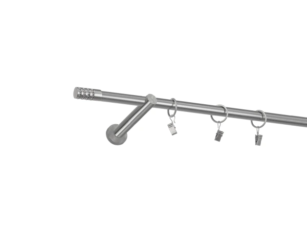 Garniža 16mm - 1rad - CYLINDER CRYSTAL - satin