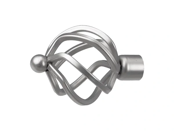 Garniža 19x19mm - 2rady - SPIRAL - satin