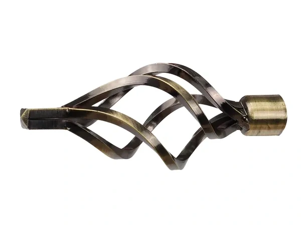 Garniža 19x19mm - 2rady - GUĽA AZUR - antik