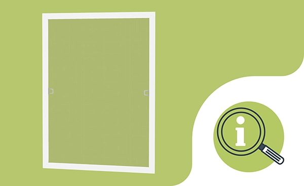 Plase anti-insecte pentru FERESTRE - FIXE - descriere